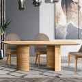 Stuebord med træplade og fod lavet i Italien - Auktion