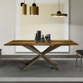 Stuebord med egeplade og farvet epoxyharpiks - Miklas