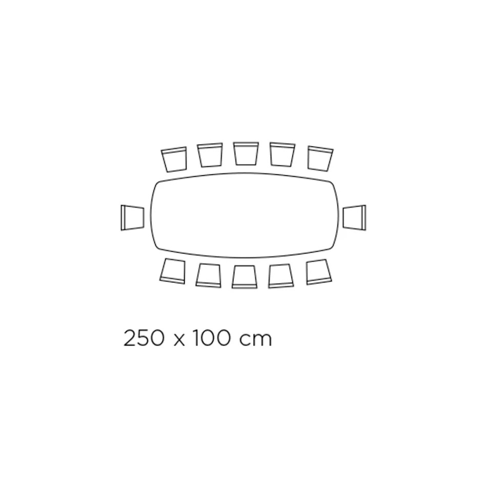 Fast stuebord med keramisk plade Made in Italy - Holidays Viadurini