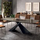 Fast stuebord med keramisk plade Made in Italy - Holidays Viadurini