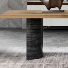 Moderne stuebord i massivt træ lavet i Italien - Catrin Viadurini