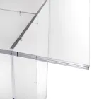 Selenia minimalistisk designbord i transparent plexiglas, fremstillet i Italien Viadurini