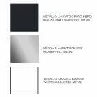 Udvideligt designbord Op til 294 cm i træ og metal fremstillet i Italien - Nuzzo Viadurini