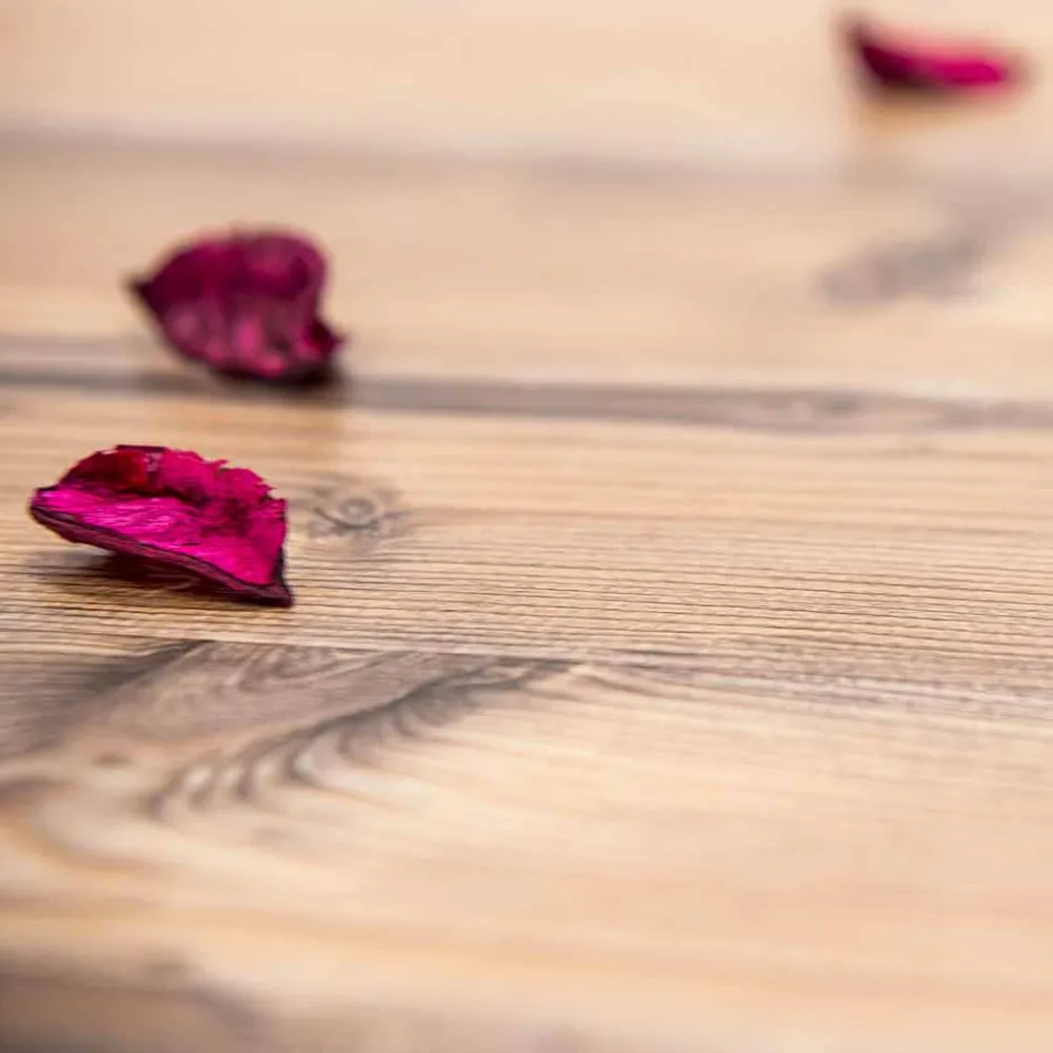 Design bord lavet af gran træ og plexiglas lavet i Italien, Castro Viadurini