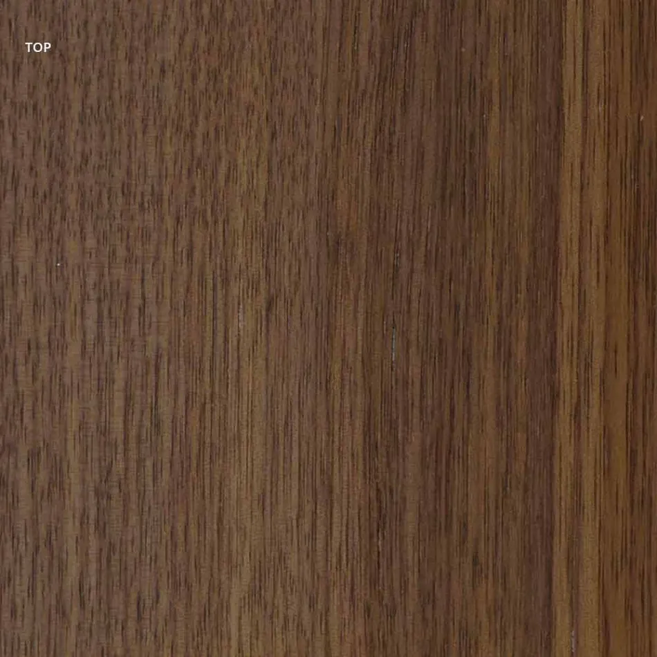 Moderne design bord med træ top og metal base, Esperia Viadurini