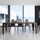 Moderne design træbord håndlavet i Italien Wood Viadurini