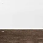 Udvideligt bord lavet af glas og massivt træ lavet i Italien, Dimitri Viadurini