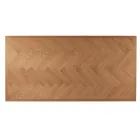 Fast bord 180x90 cm i egetræ og jernbase - Lega Viadurini