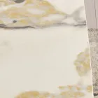 Fast bord 210x110 cm med marmorlignende keramisk bordplade - Tano Viadurini