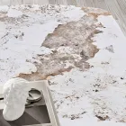 Fast bord 300x120 cm i metal og sintret stenplade - Valmira Viadurini