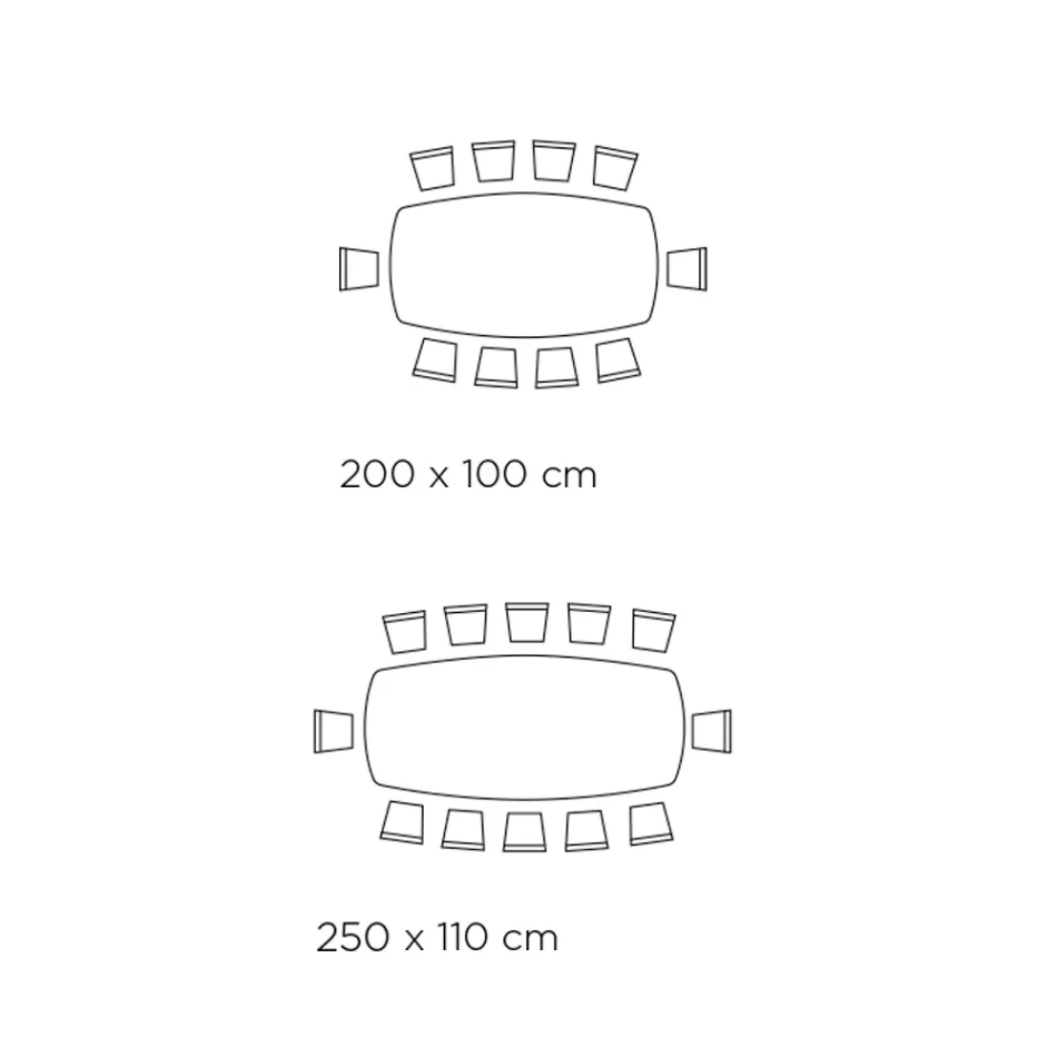 Fast tøndebord med laminatplade lavet i Italien - Settimmio Viadurini