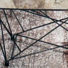 Fast bord med keramisk tøndeplade og stålbund lavet i Italien - Ezzellino Viadurini