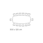 Fast bord med poleret sølv onyx keramisk plade lavet i Italien - Grotta Viadurini