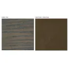 Fast stuebord i massivt træ med central piedestal - Luuk Viadurini