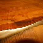 Fast design tabel rektangulære træ og harpiks fremstillet i Italien Jam Viadurini