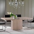 Spisebord lavet af travertinsten, moderne design, Narciso