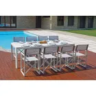 Havebord Kan forlænges til 240 cm med aluminiumsstruktur - Geoffroy Viadurini