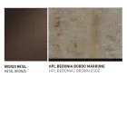 Havebord med aluminiumssæde Made in Italy - Plinto by Varaschin Viadurini