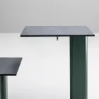 Havebord med aluminiumssæde Made in Italy - Plinto by Varaschin Viadurini