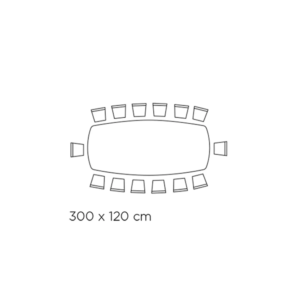 Poleret græsk sort keramisk bord lavet i Italien - Grotta Viadurini