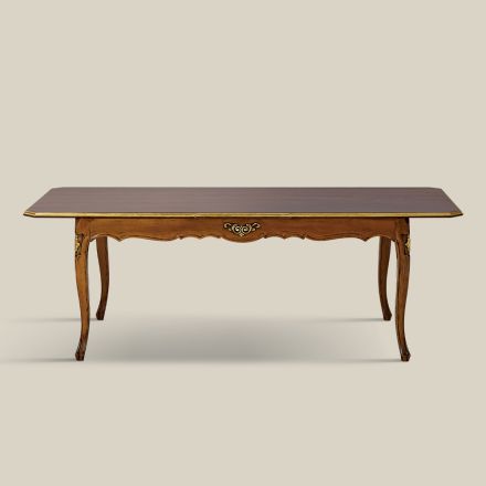 Udtrækkeligt træbord 280 cm Klassisk stil Made in Italy - Majestæt Viadurini