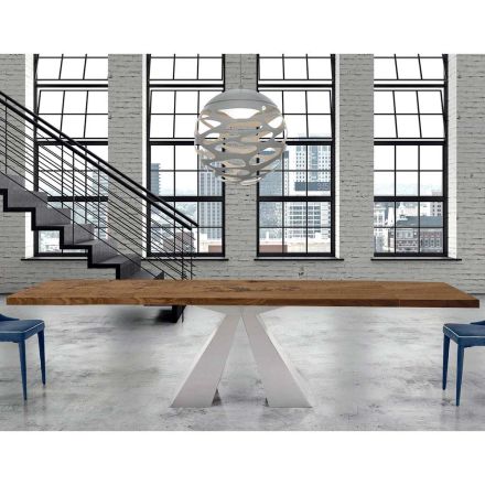 Moderne træbord, der kan forlænges op til 300 cm Fremstillet i Italien - Dalmatisk Viadurini