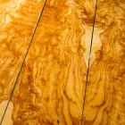 oliven træ bord og Portofino VGnewtrend runde glas Viadurini