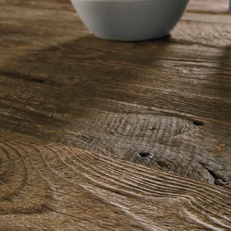 Massivt træ design bord lavet i Italien Zerba Viadurini