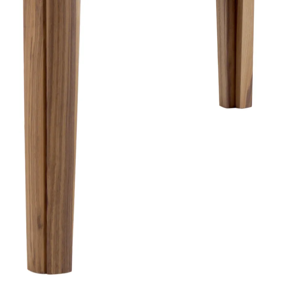 Grilli York square moderne massivt træbord lavet i Italien Viadurini