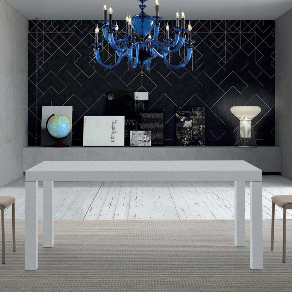 Udtrækkeligt melamin træbord op til 470 cm Lavet i Italien – Gordito Viadurini