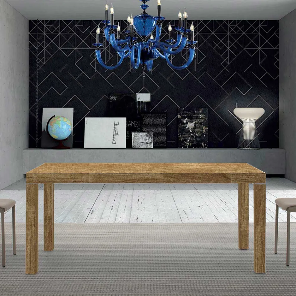 Udtrækkeligt melamin træbord op til 470 cm Lavet i Italien – Gordito Viadurini