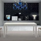 Udtrækkeligt melamin træbord op til 470 cm Lavet i Italien – Gordito Viadurini