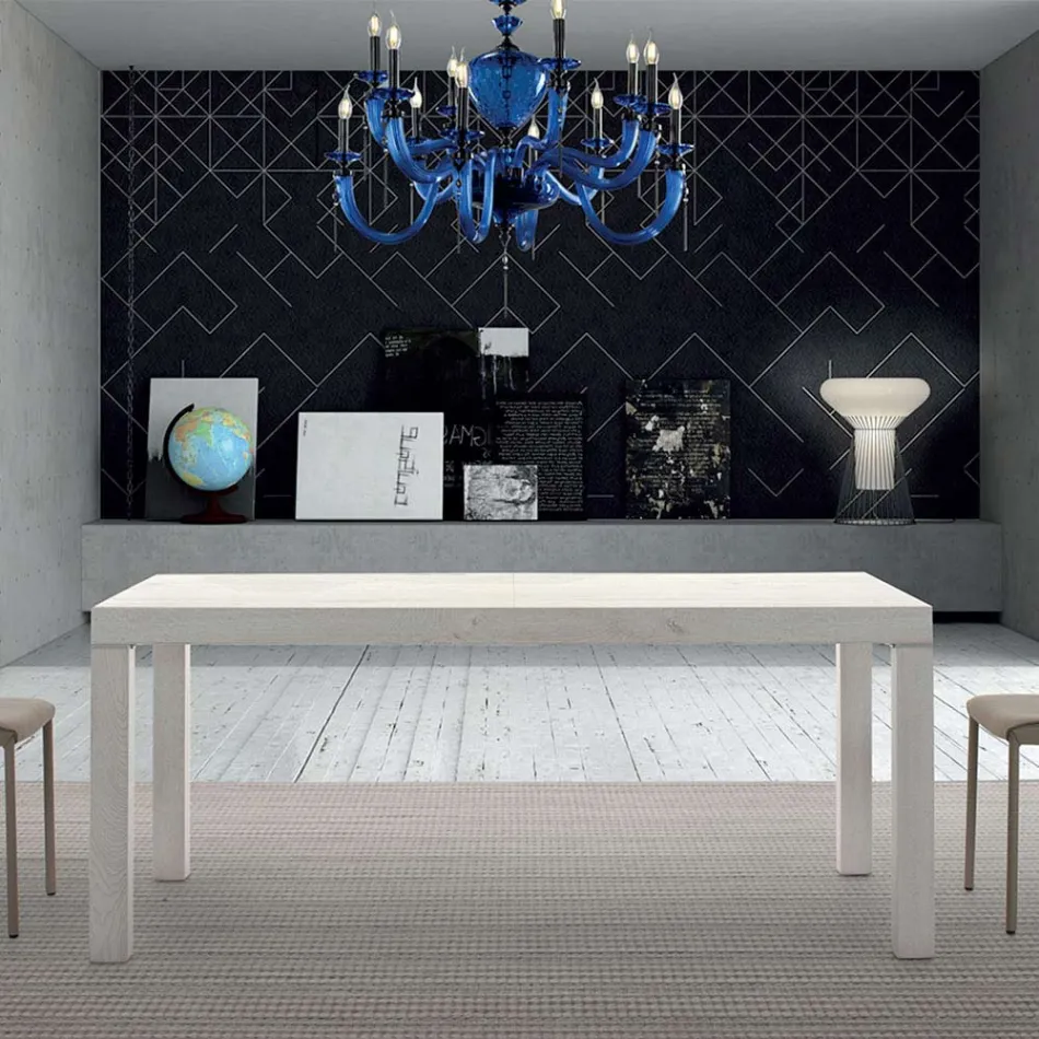 Udtrækkeligt melamin træbord op til 470 cm Lavet i Italien – Gordito Viadurini