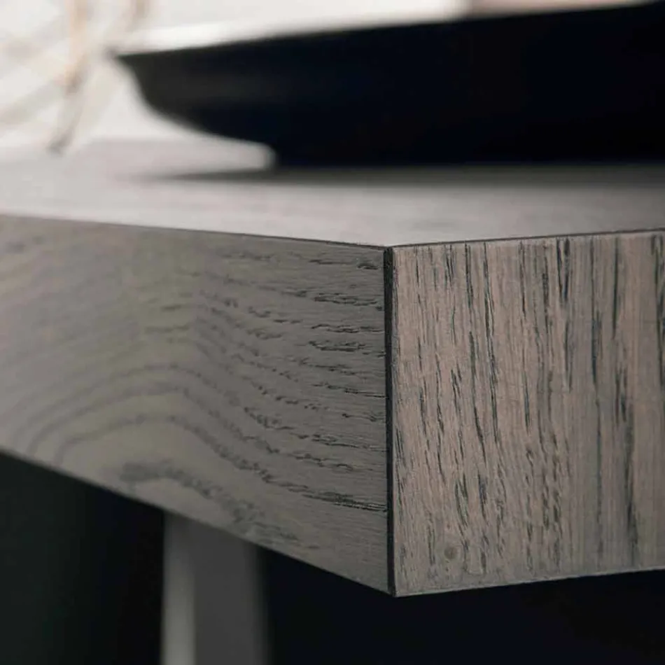 Moderne knust egetræbord produceret i Italien Zerba Viadurini