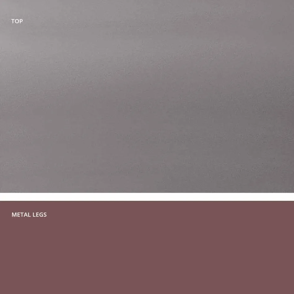 Moderne design hærdet glasbord lavet i Italien, Mitia Viadurini