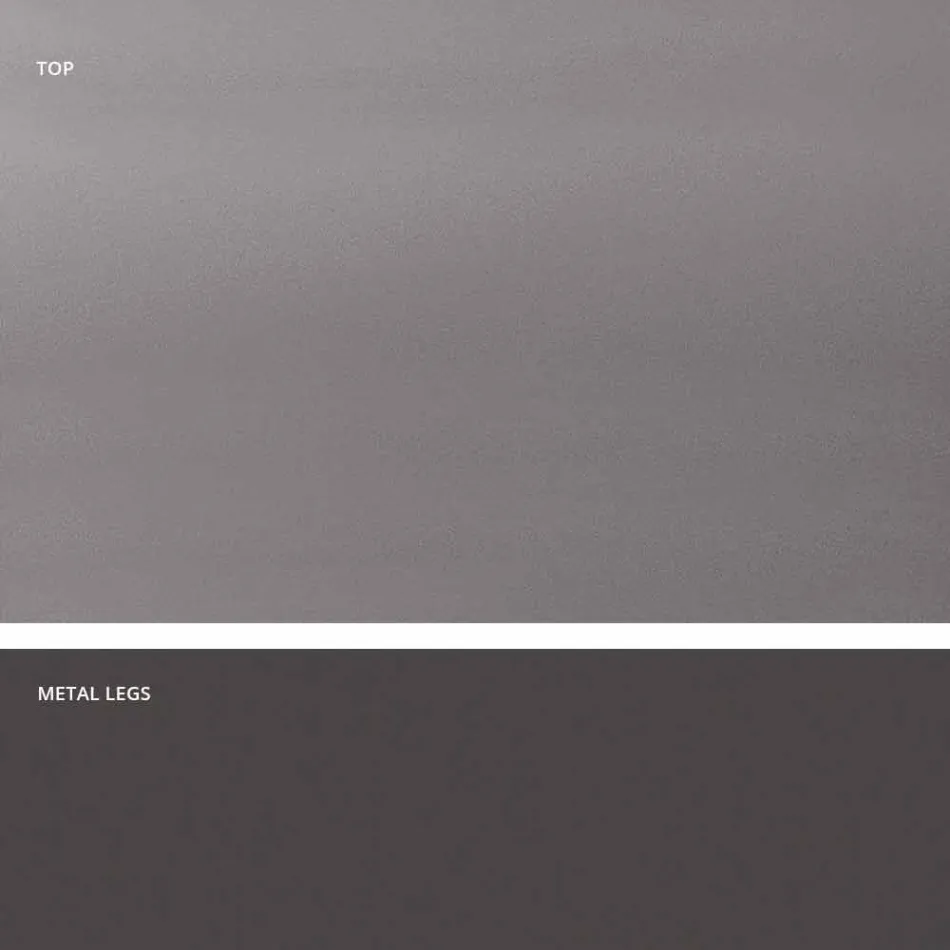 Moderne design hærdet glasbord lavet i Italien, Mitia Viadurini