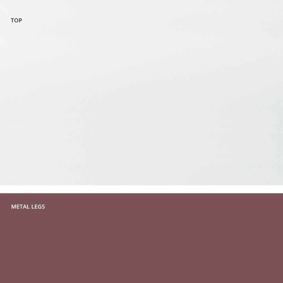 Moderne design hærdet glasbord lavet i Italien, Mitia Viadurini