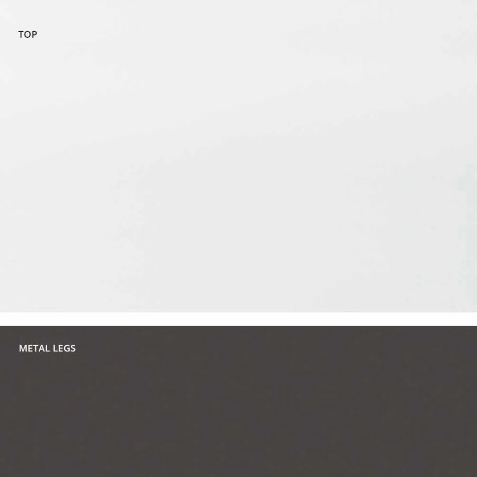 Moderne design hærdet glasbord lavet i Italien, Mitia Viadurini