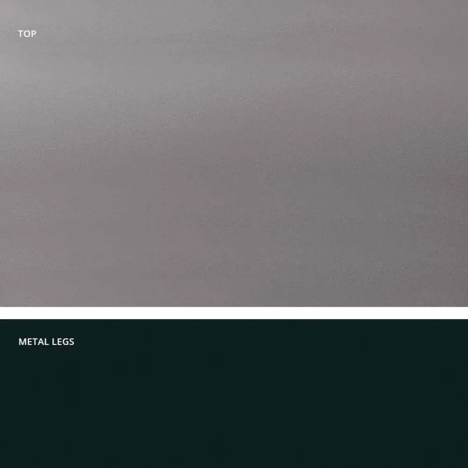 Hærdet glasbord af moderne design produceret i Italien, Clark Viadurini