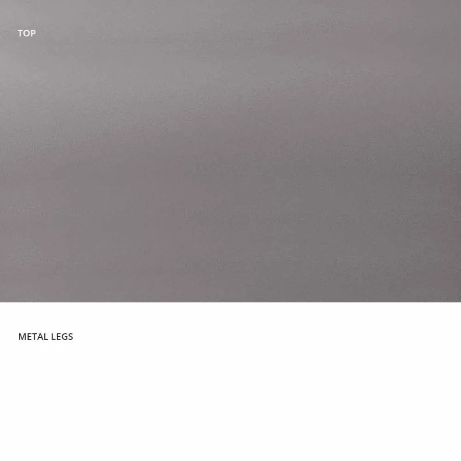 Hærdet glasbord af moderne design produceret i Italien, Clark Viadurini