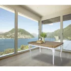 Udtrækkeligt indendørsbord i gran med formede hjørner lavet i Italien - Faramir Viadurini