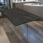 Levende bord i HPL med hærdet krystalbund lavet i Italien - Noelia Viadurini