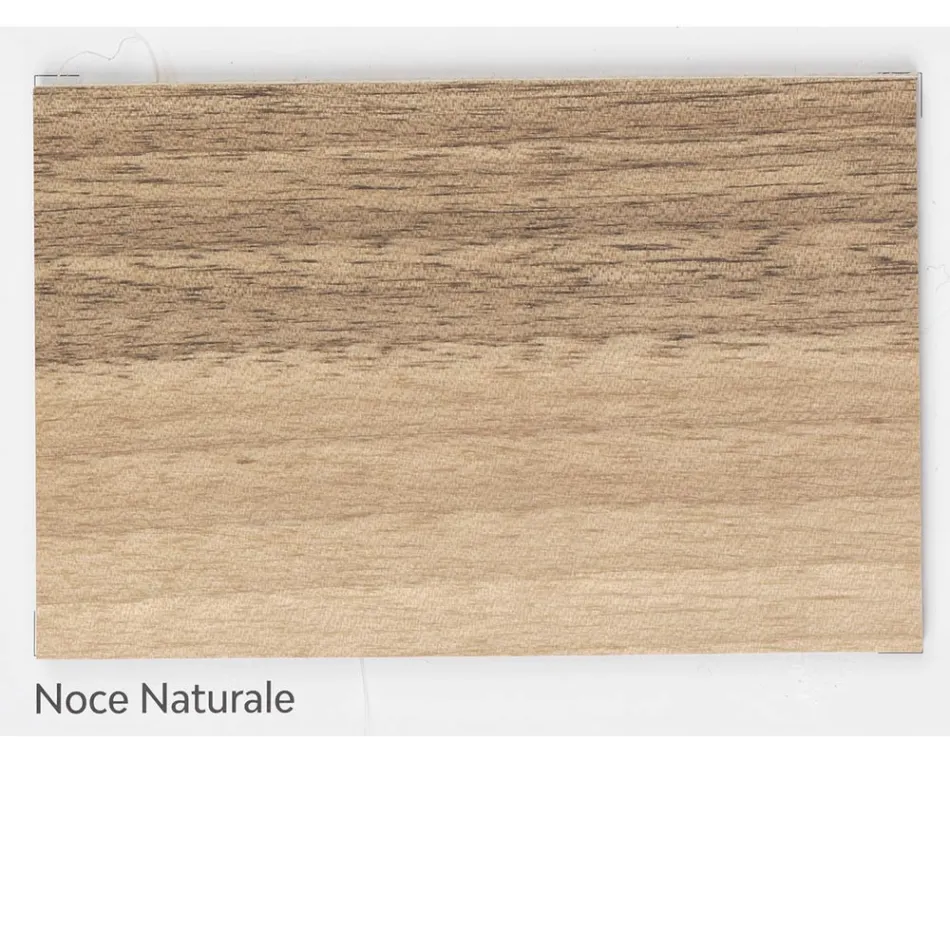 Levende bord i ægte massiv knudet valnød Lavet i Italien - Boromir Viadurini