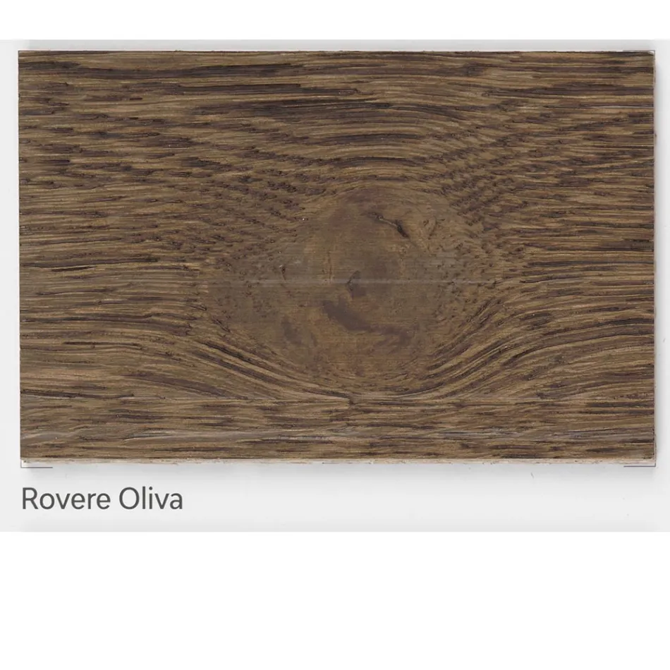 Levende bord i Massellato eg Fås i forskellige kanter lavet i Italien - træskæg Viadurini