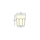 Outdoor Design lysbord i polyethylen og Hpl Fremstillet i Italien - Pucca Viadurini