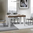 Moderne udtrækbart bord til 440 cm i Made in Italy Wood - Mountain Viadurini