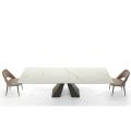 Moderne udvides bord op til 300 cm i marmor fremstillet i Italien - Dalmata
