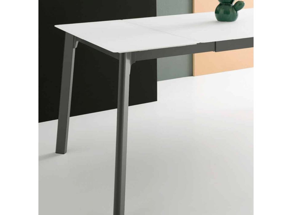 Moderne bord, der kan udvides, fremstillet i Italien til spisestue - Sellia Viadurini