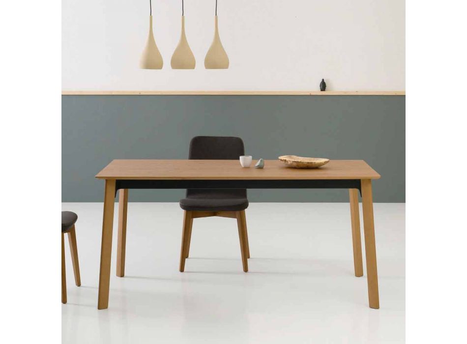 Moderne bord, der kan udvides, fremstillet i Italien til spisestue - Sellia Viadurini