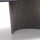 Moderne bord med marmor effekt stentøj top lavet i Italien, Adrano Viadurini